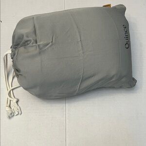 QUINCE BAMBOO DUVET COVER KING/CAL KING GREEN